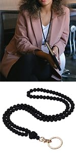 Ornaland Lanyards for id Badges Lanyards for Keys Teacher Lanyard Badge Lanyard Beaded Lanyard for Teacher Nurse Gift