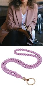 Ornaland Lanyards for id Badges Lanyards for Keys Teacher Lanyard Badge Lanyard Beaded Lanyard for Teacher Nurse Gift