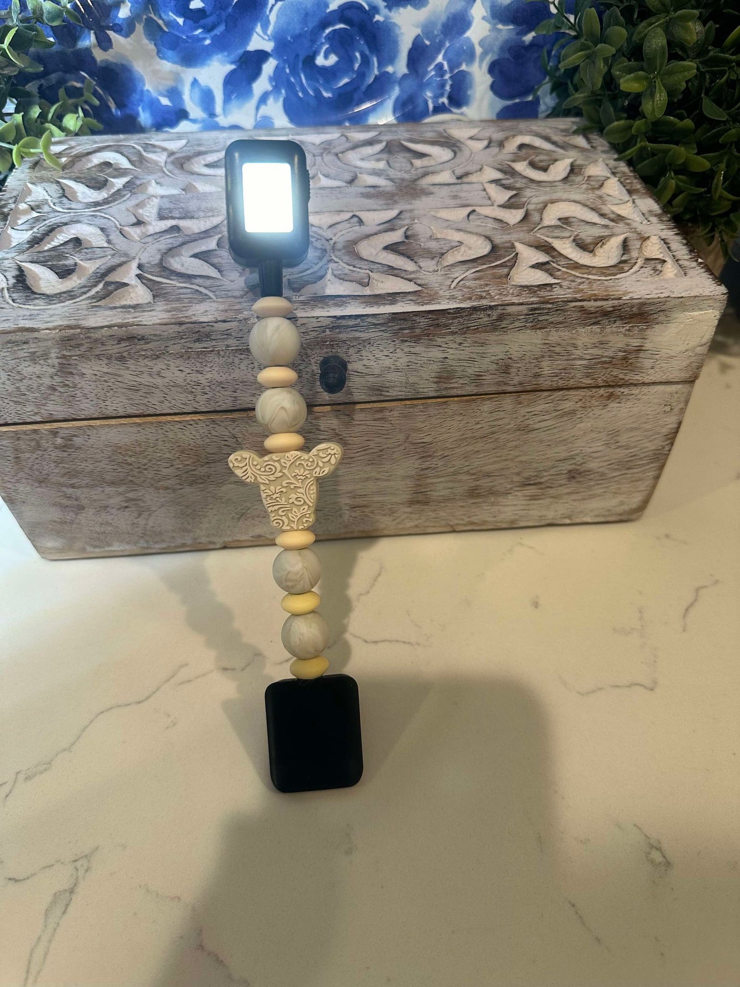 Rechargeable Beaded Book Light
