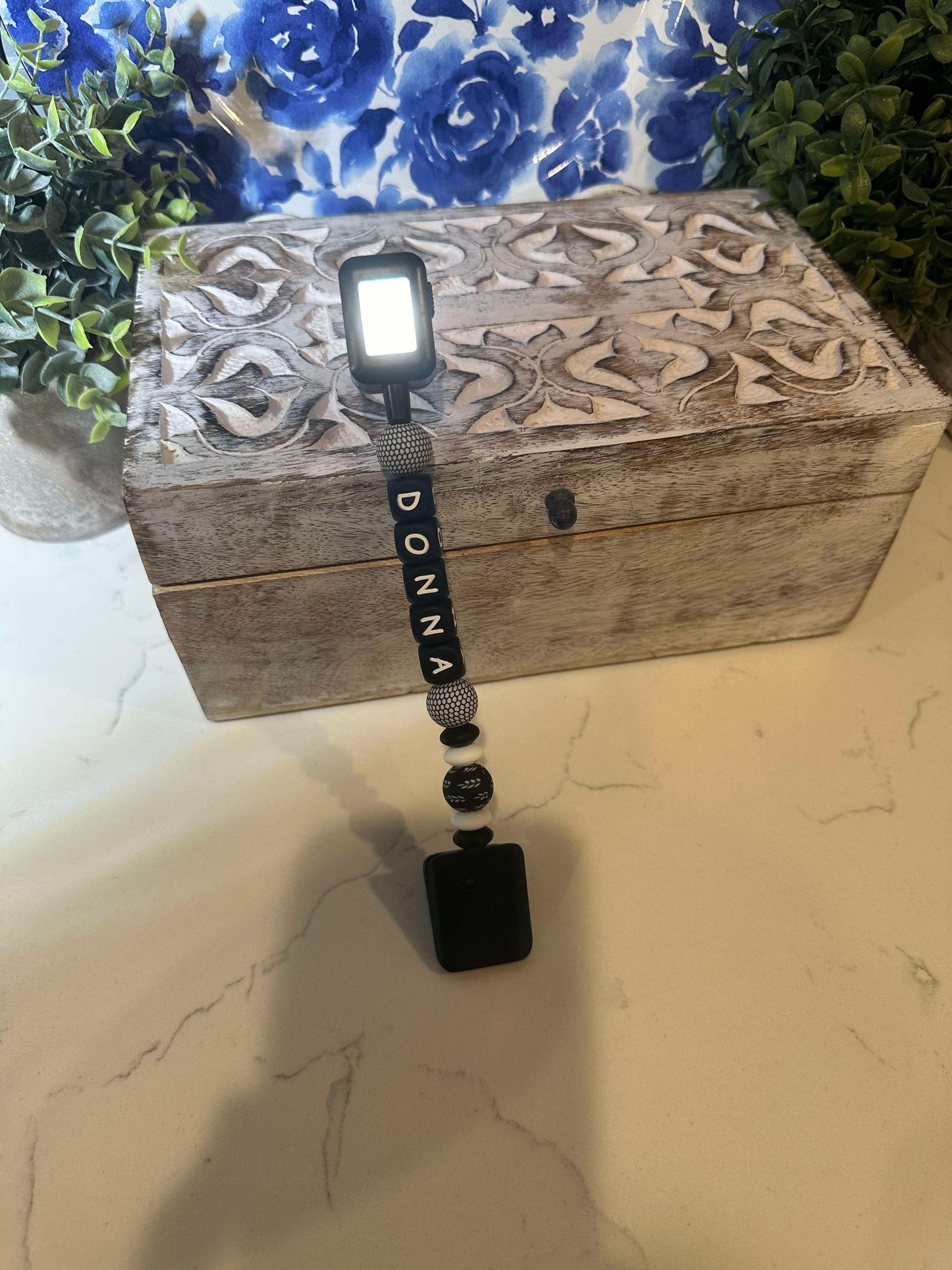 Rechargeable Custom Beaded Book Light