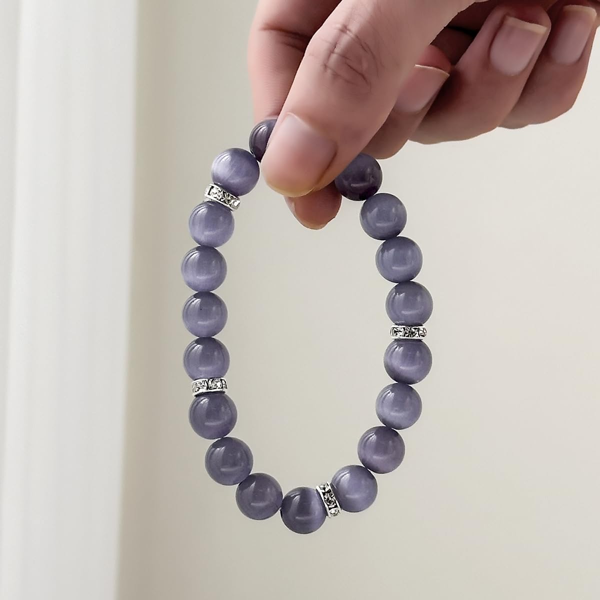 Healing Bracelet For Women Anxiety Crystal Bracelet Chakra Beaded Bracelets Rose Quartz Crystals And Healing Stones Jewelry Yoga Bead Bracelet Calming Stretch Bracelet Stress Relief Gifts For Women