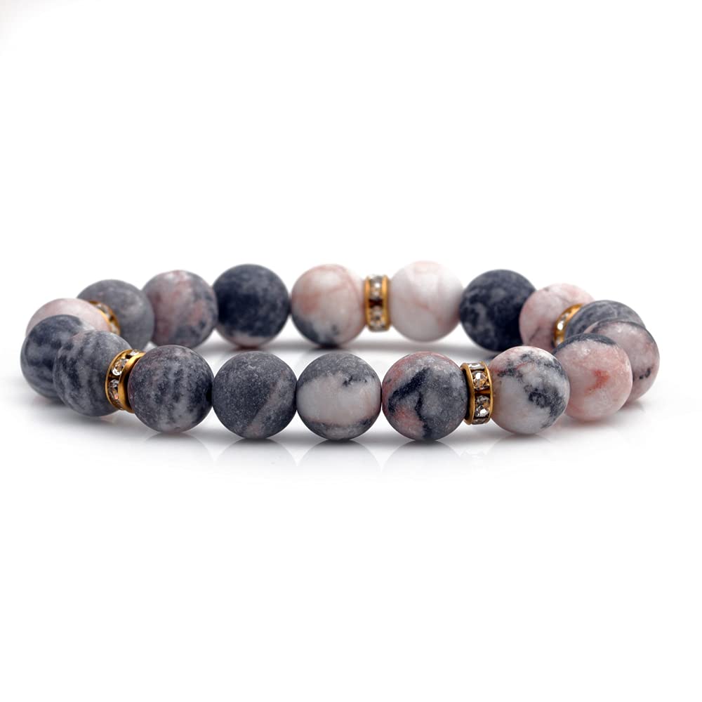 Healing Bracelet For Women Anxiety Crystal Bracelet Chakra Beaded Bracelets Rose Quartz Crystals And Healing Stones Jewelry Yoga Bead Bracelet Calming Stretch Bracelet Stress Relief Gifts For Women