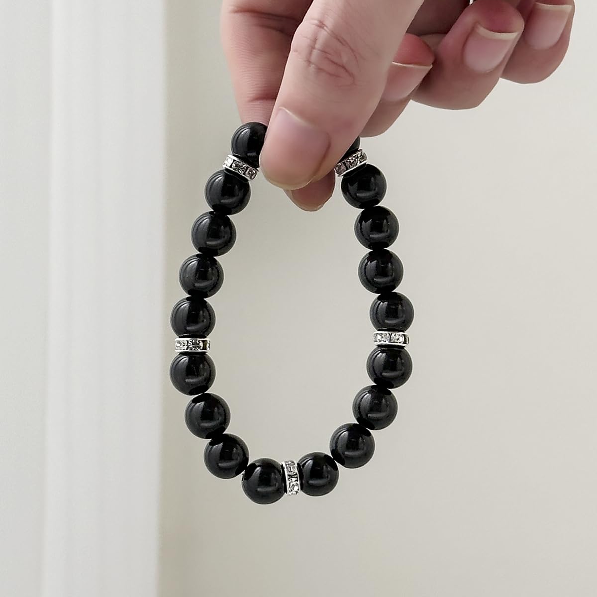 Healing Bracelet For Women Anxiety Crystal Bracelet Chakra Beaded Bracelets Rose Quartz Crystals And Healing Stones Jewelry Yoga Bead Bracelet Calming Stretch Bracelet Stress Relief Gifts For Women