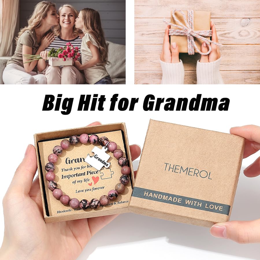 Grandma Christmas Gifts for Grandma Birthday Gifts Best Great Grandma Gifts Ideas Grandma Bracelet Women Gigi Gifts for Grandma Grandmother Mothers Day Stocking Stuffers Valentines