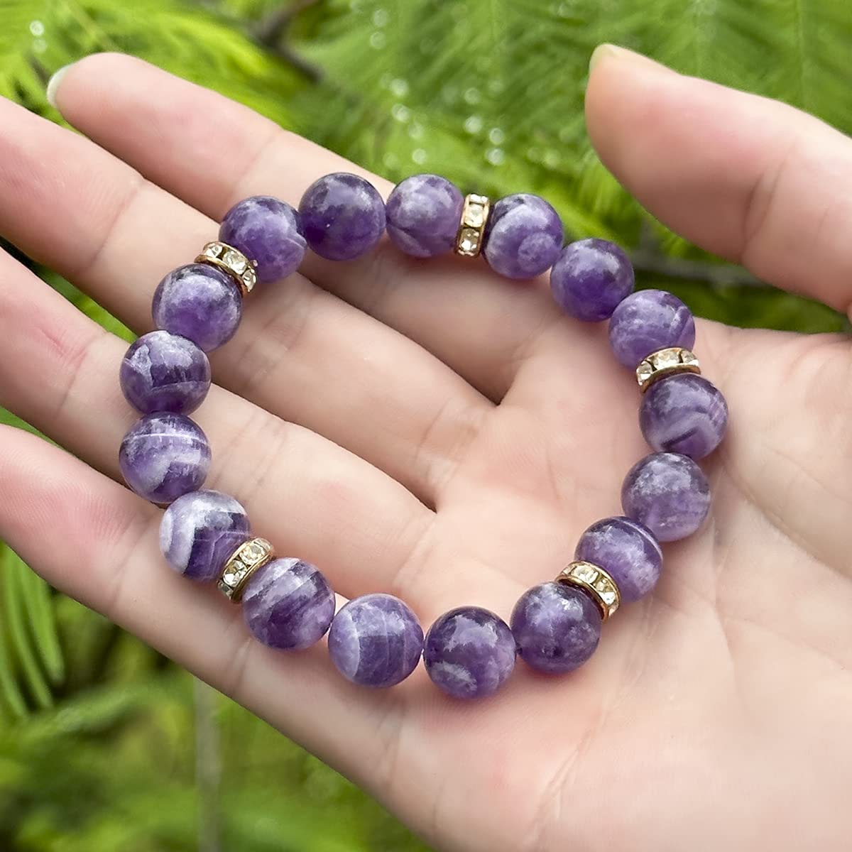 Healing Bracelet For Women Anxiety Crystal Bracelet Chakra Beaded Bracelets Rose Quartz Crystals And Healing Stones Jewelry Yoga Bead Bracelet Calming Stretch Bracelet Stress Relief Gifts For Women