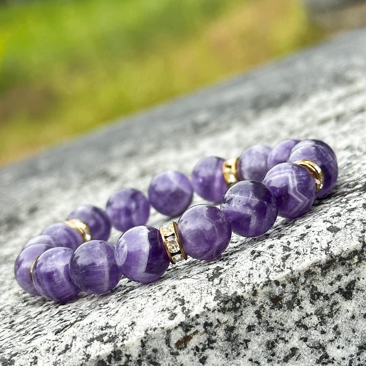 Healing Bracelet For Women Anxiety Crystal Bracelet Chakra Beaded Bracelets Rose Quartz Crystals And Healing Stones Jewelry Yoga Bead Bracelet Calming Stretch Bracelet Stress Relief Gifts For Women