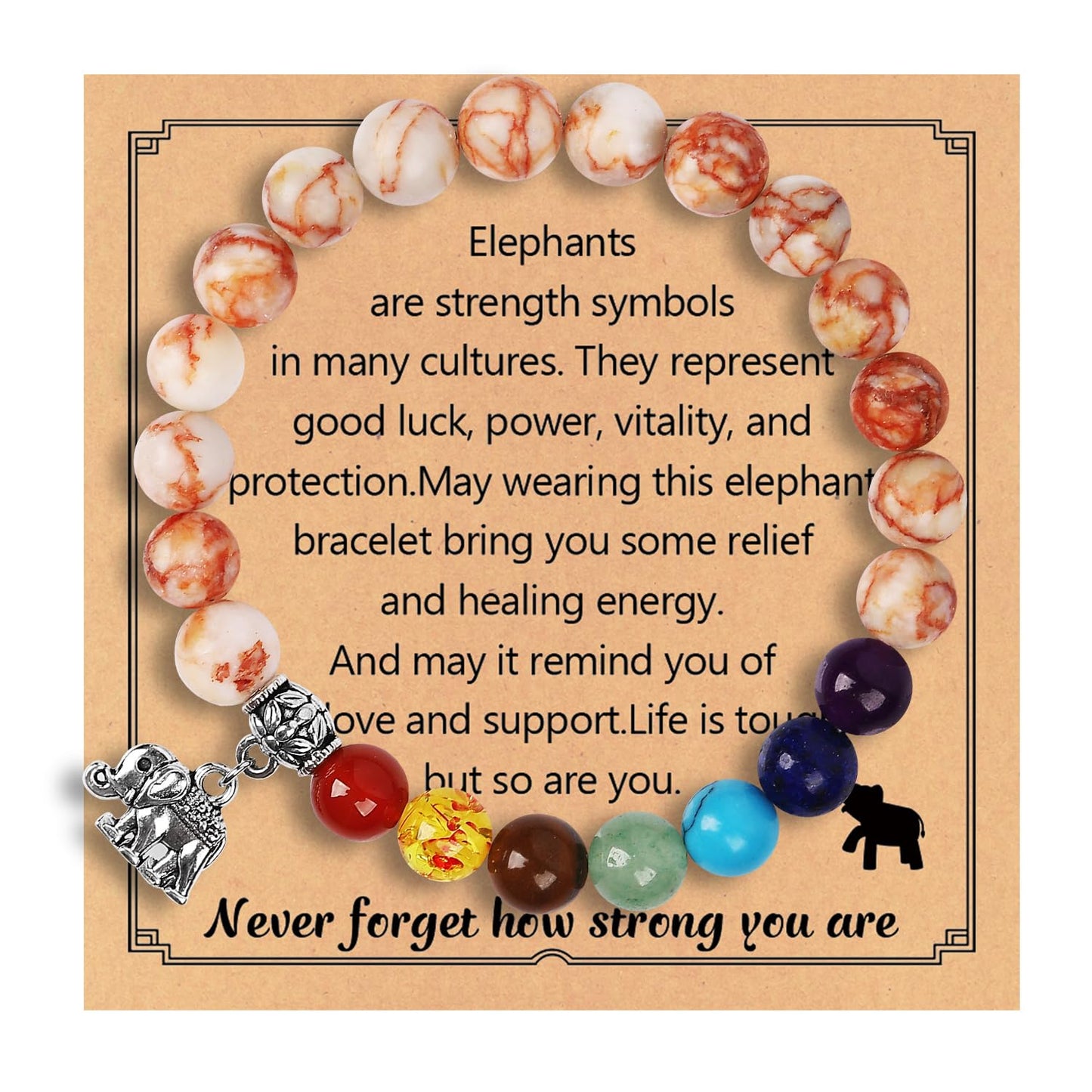 Get Well Soon Gifts for Women,Natural Stone Healing Bracelet, Inspirational Gifts for Women Teen Girls