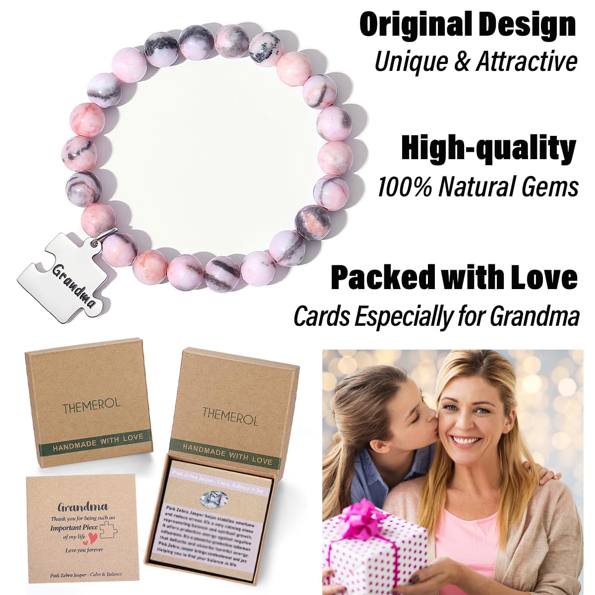 Grandma Christmas Gifts for Grandma Birthday Gifts Best Great Grandma Gifts Ideas Grandma Bracelet Women Gigi Gifts for Grandma Grandmother Mothers Day Stocking Stuffers Valentines