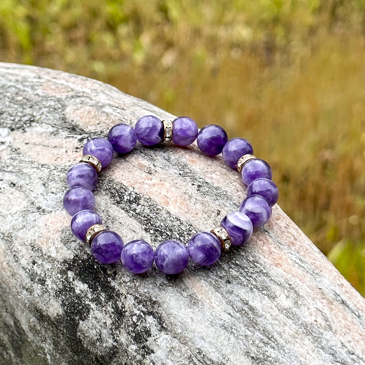 Healing Bracelet For Women Anxiety Crystal Bracelet Chakra Beaded Bracelets Rose Quartz Crystals And Healing Stones Jewelry Yoga Bead Bracelet Calming Stretch Bracelet Stress Relief Gifts For Women