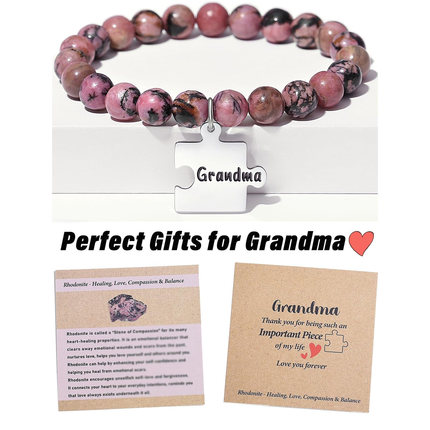 Grandma Christmas Gifts for Grandma Birthday Gifts Best Great Grandma Gifts Ideas Grandma Bracelet Women Gigi Gifts for Grandma Grandmother Mothers Day Stocking Stuffers Valentines