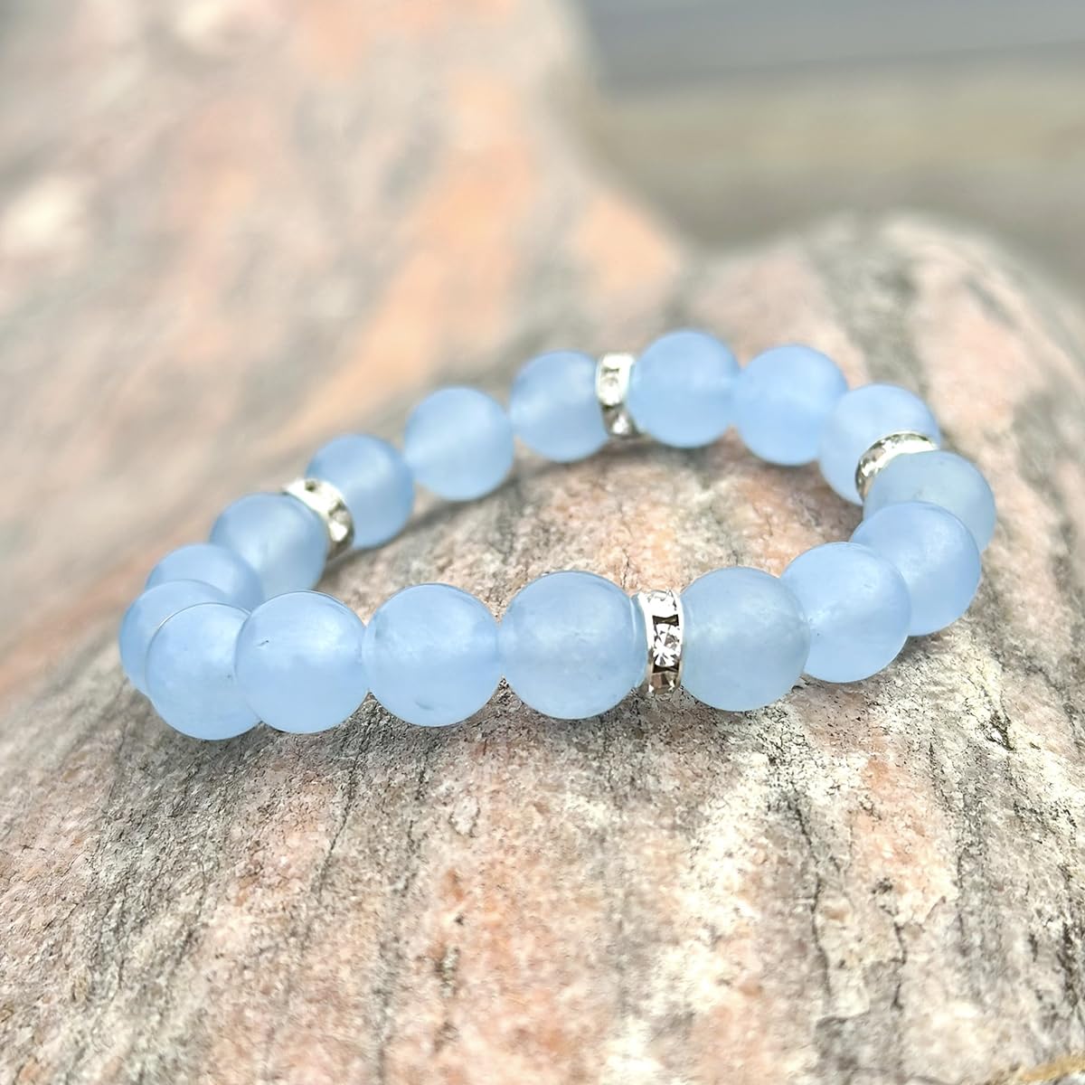 Healing Bracelet For Women Anxiety Crystal Bracelet Chakra Beaded Bracelets Rose Quartz Crystals And Healing Stones Jewelry Yoga Bead Bracelet Calming Stretch Bracelet Stress Relief Gifts For Women