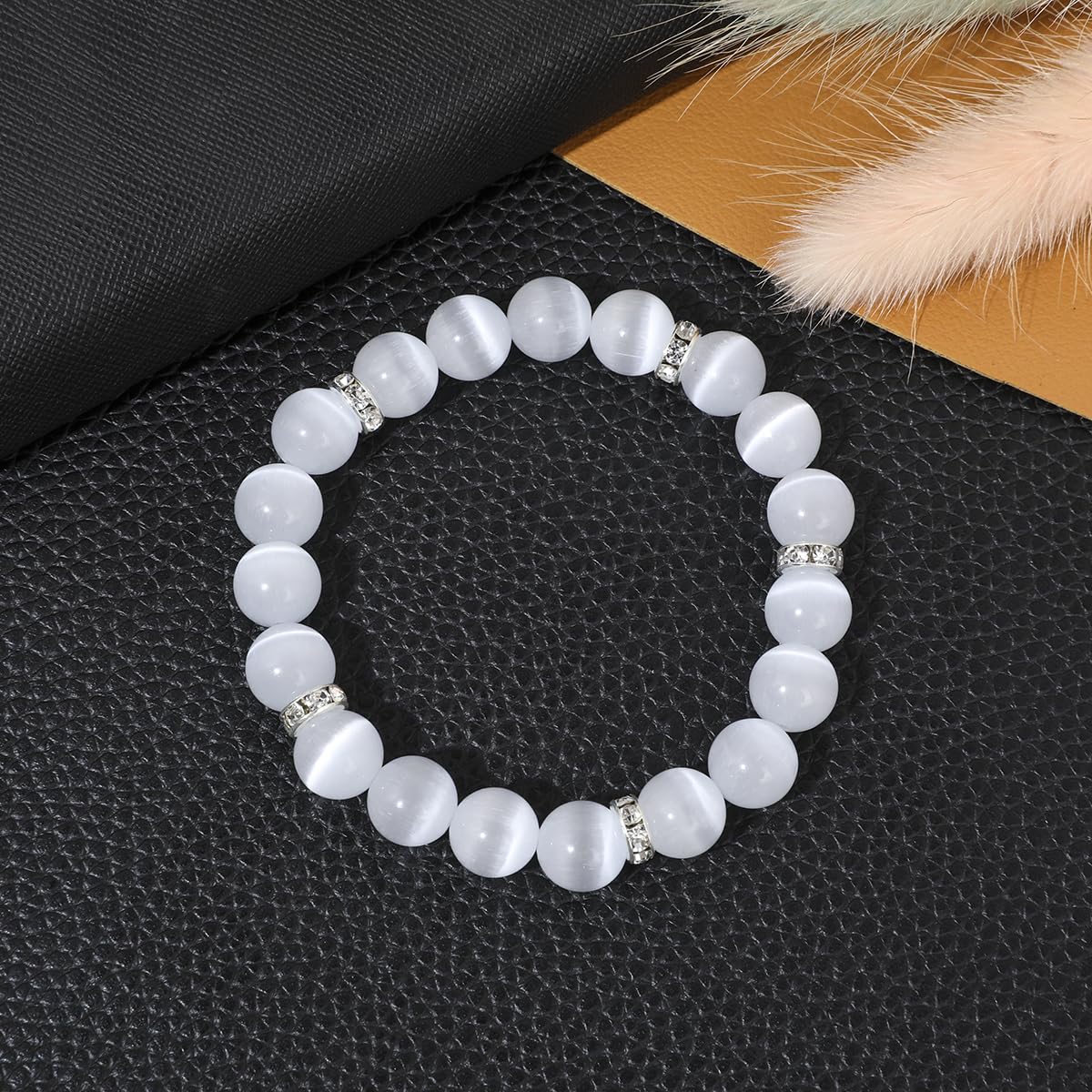 Healing Bracelet For Women Anxiety Crystal Bracelet Chakra Beaded Bracelets Rose Quartz Crystals And Healing Stones Jewelry Yoga Bead Bracelet Calming Stretch Bracelet Stress Relief Gifts For Women