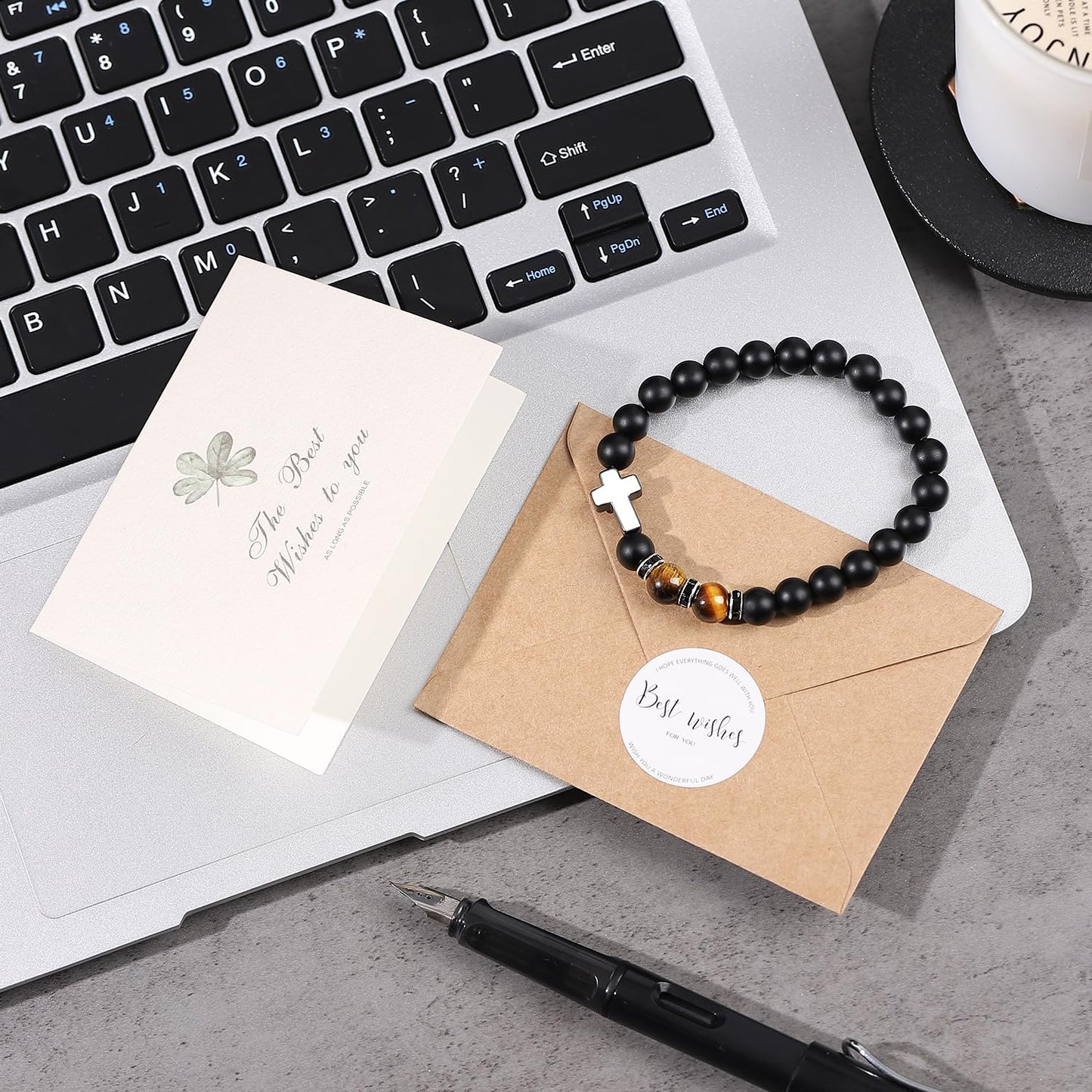 Get Well Soon Gifts for Women,Natural Stone Healing Bracelet, Inspirational Gifts for Women Teen Girls