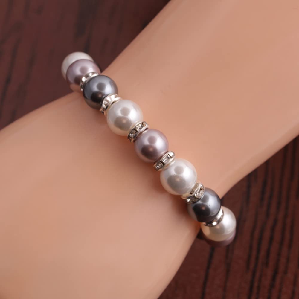 Healing Bracelet For Women Anxiety Crystal Bracelet Chakra Beaded Bracelets Rose Quartz Crystals And Healing Stones Jewelry Yoga Bead Bracelet Calming Stretch Bracelet Stress Relief Gifts For Women
