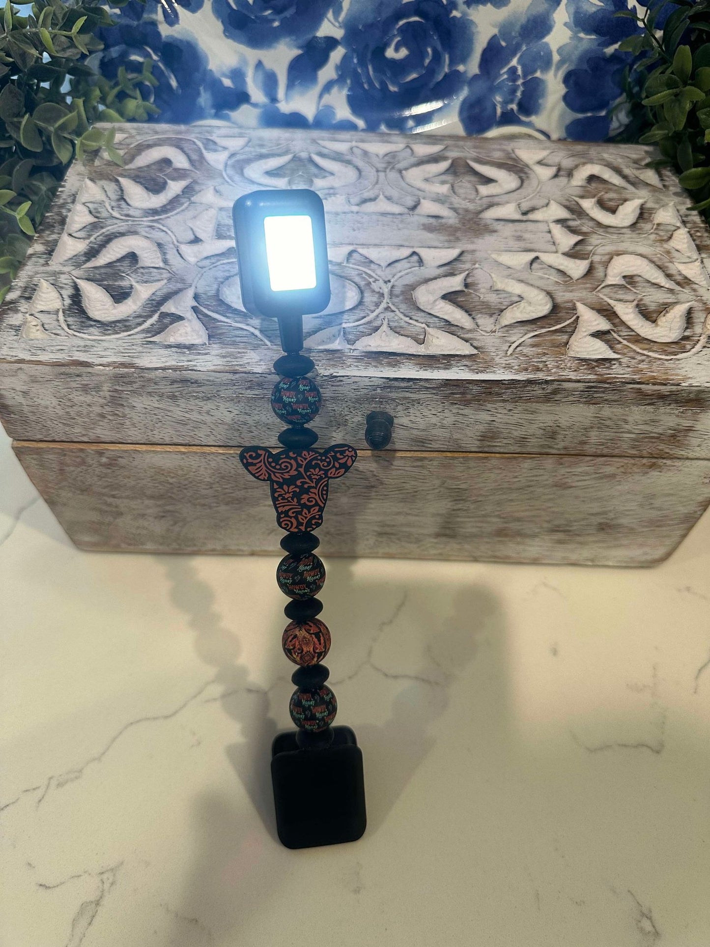 Rechargeable Beaded Book Light