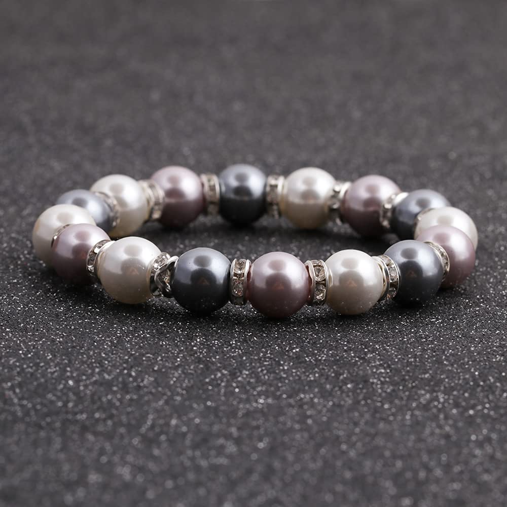Healing Bracelet For Women Anxiety Crystal Bracelet Chakra Beaded Bracelets Rose Quartz Crystals And Healing Stones Jewelry Yoga Bead Bracelet Calming Stretch Bracelet Stress Relief Gifts For Women