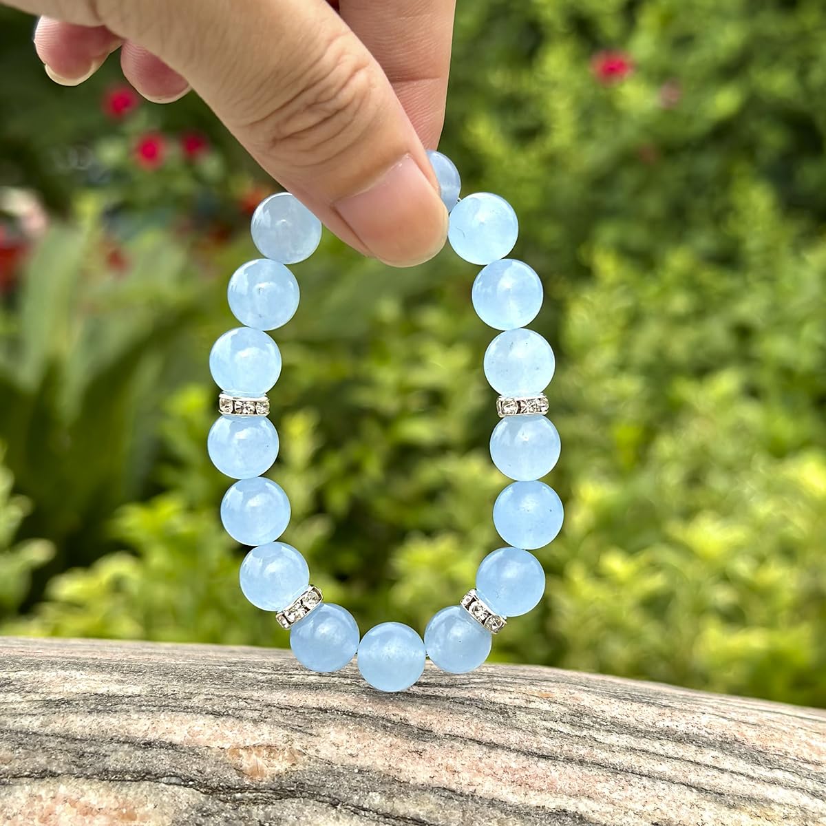 Healing Bracelet For Women Anxiety Crystal Bracelet Chakra Beaded Bracelets Rose Quartz Crystals And Healing Stones Jewelry Yoga Bead Bracelet Calming Stretch Bracelet Stress Relief Gifts For Women